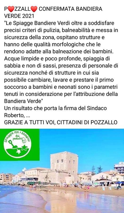 A Pozzallo Vicino Al Mare Villa Eksteriør billede